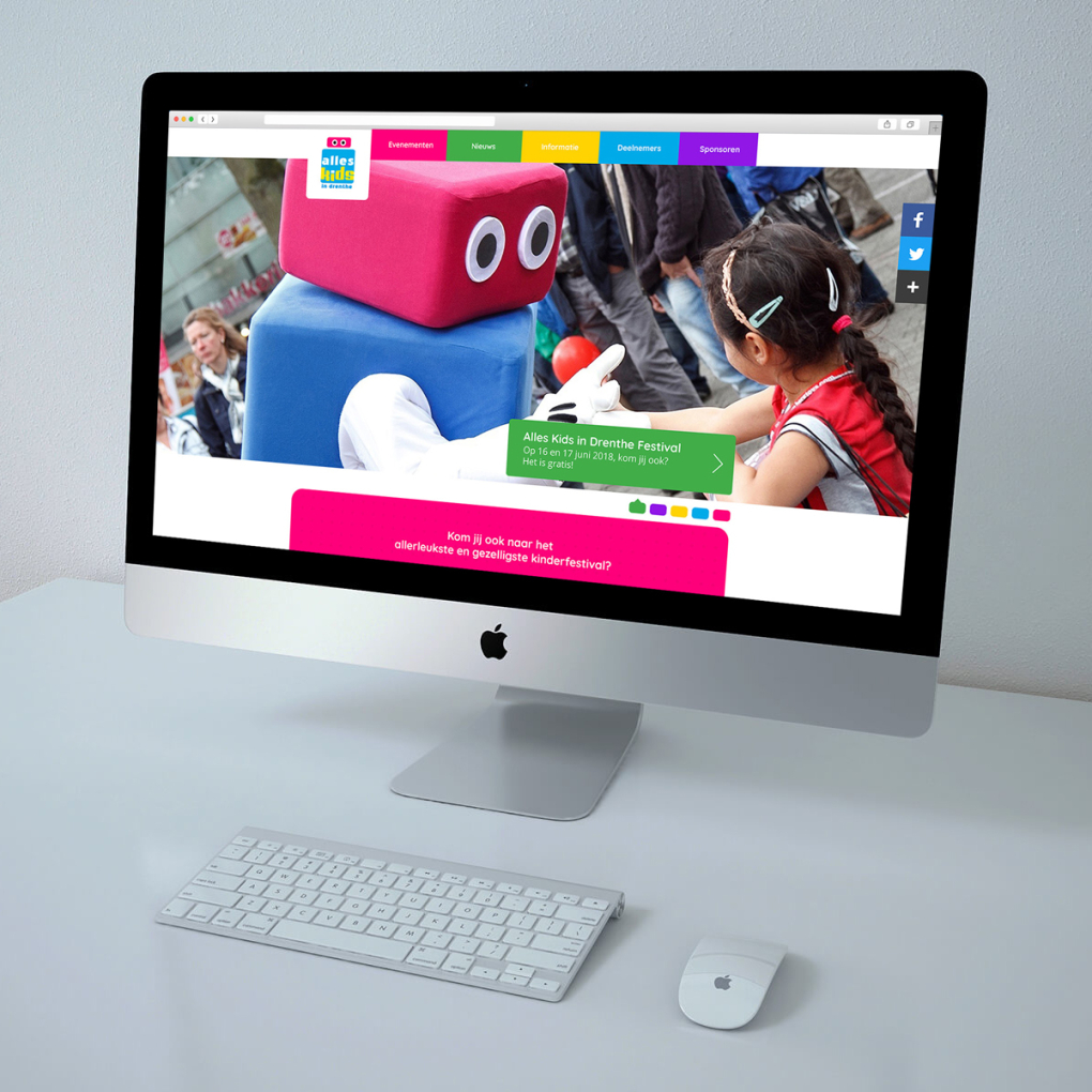 Website voor Alles Kids in Drenthe