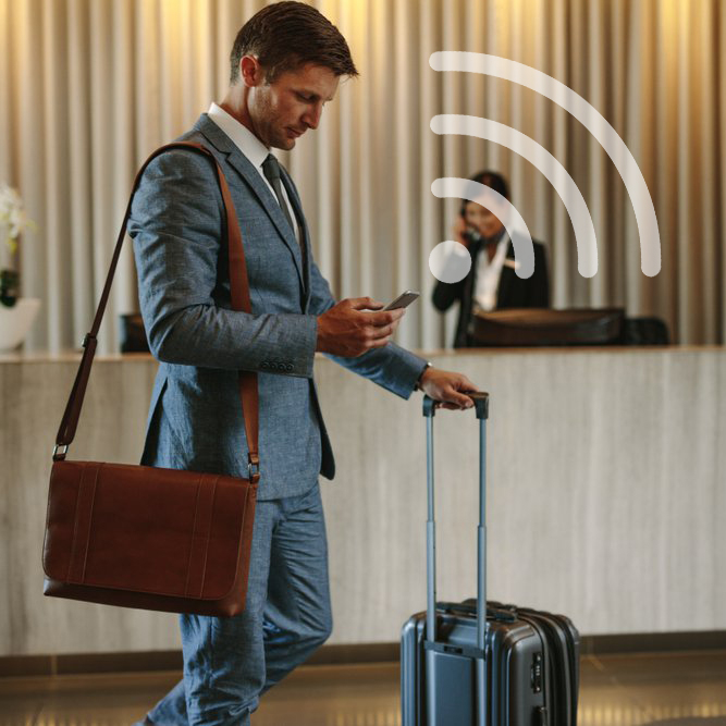 Veilig werken op de wifi van het hotel?