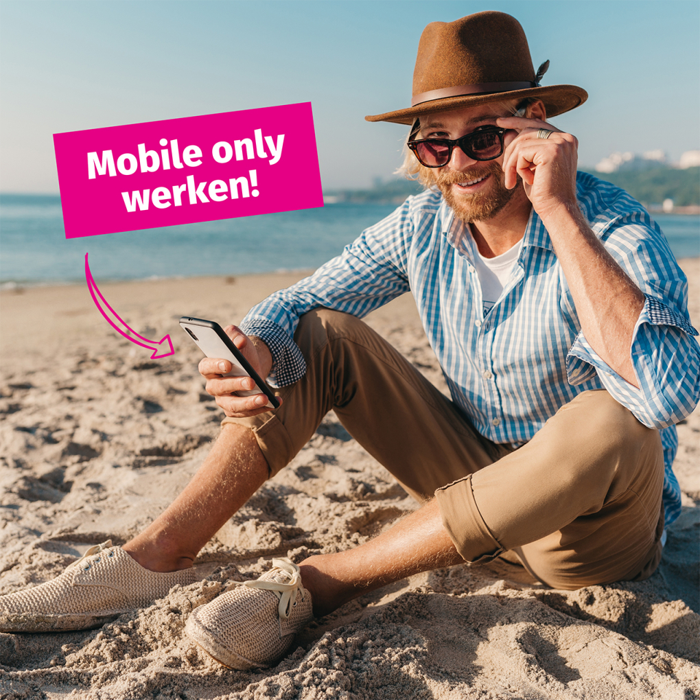 Mobile only – werken zonder vaste computer