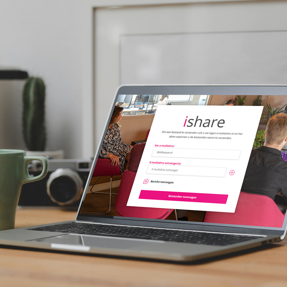 ishare, hét alternatief voor WeTransfer