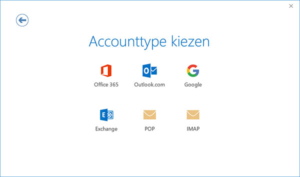 E-mail instellen Outlook 2019 - 02