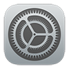 ios instellingen icoon