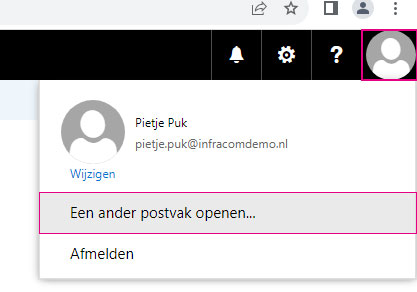 Automatisch antwoorden met een gedeelde postvak