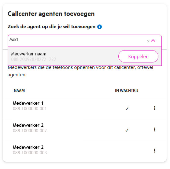 Onebase - agent toevoegen aan callcenter 06