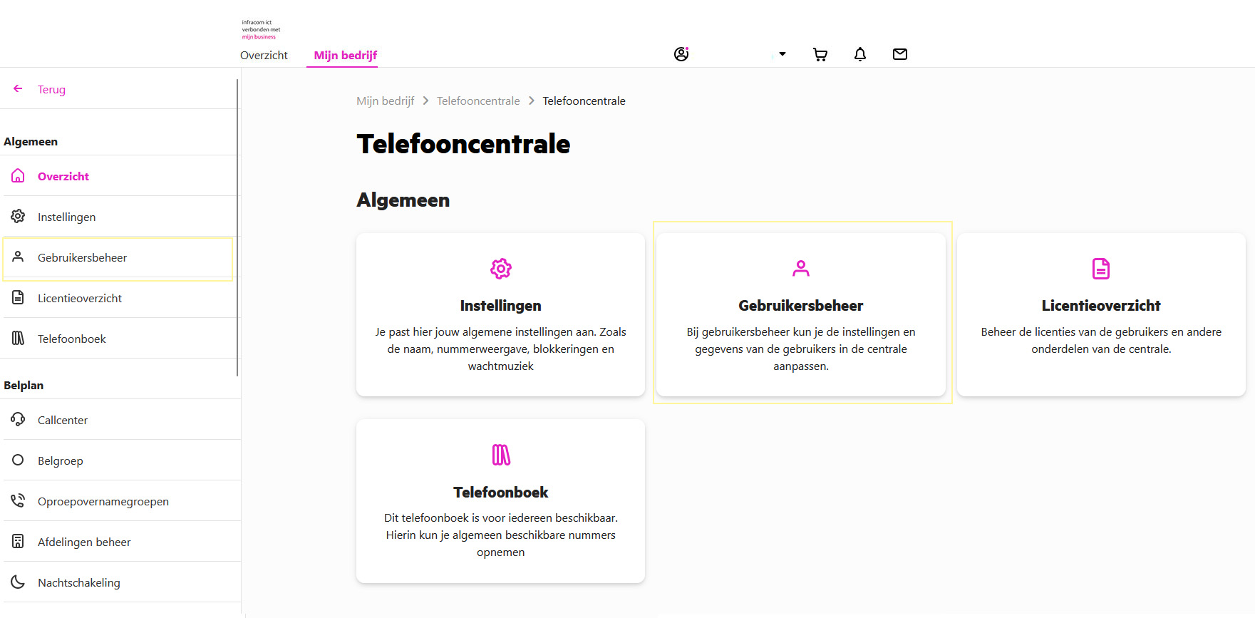 Telefoonnaam wijzigen - gebruikersbeheer 01