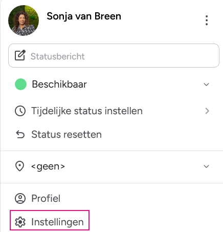 Xelion_instellingen