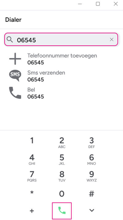 Bellen met Xelion 04