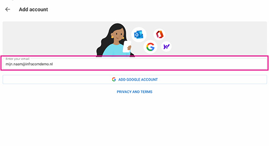 Android account toevoegen 02