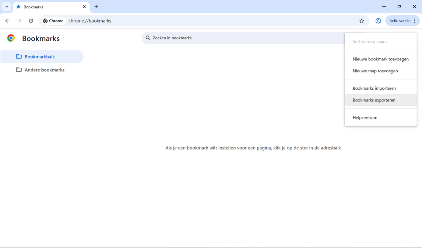 Exporteren chrome favorieten 02