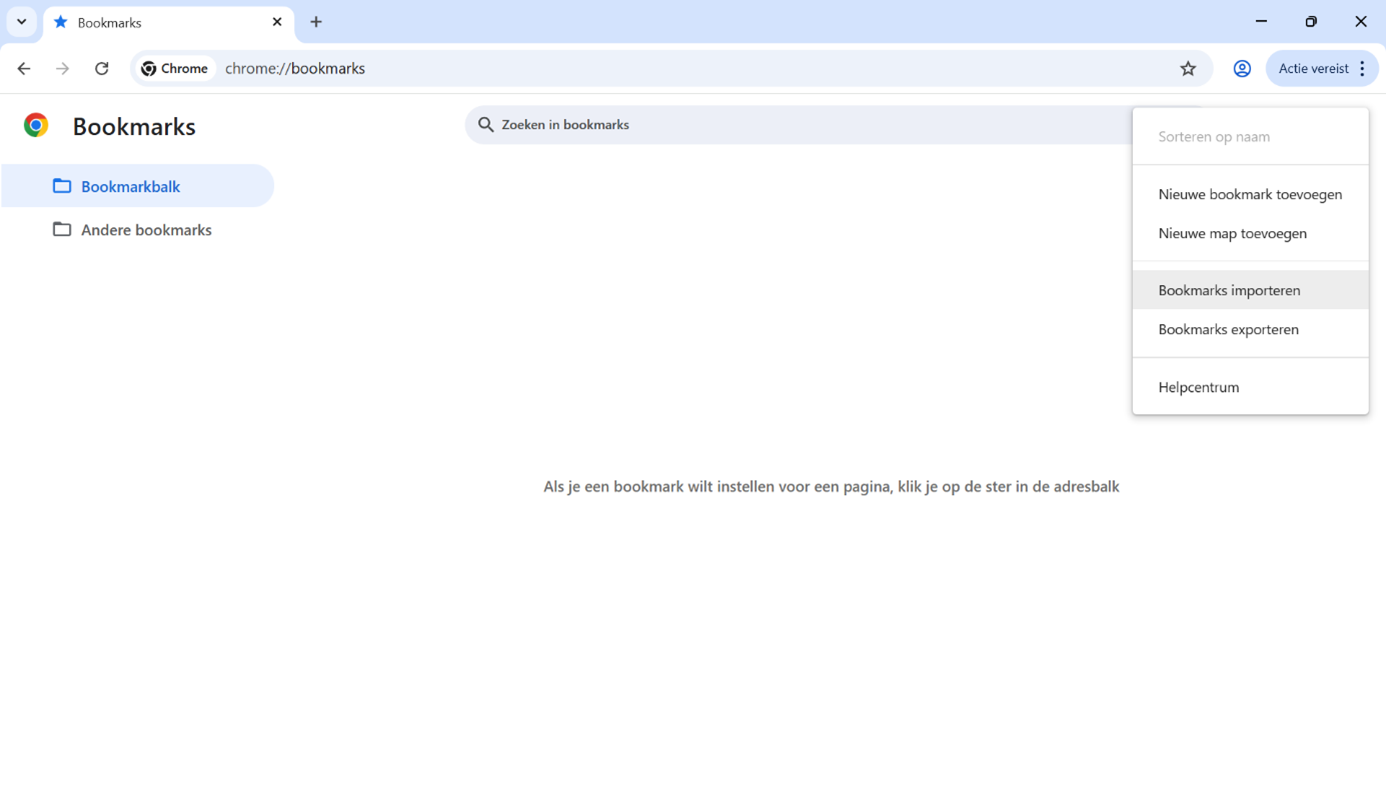 Importeren Chrome favorieten 02