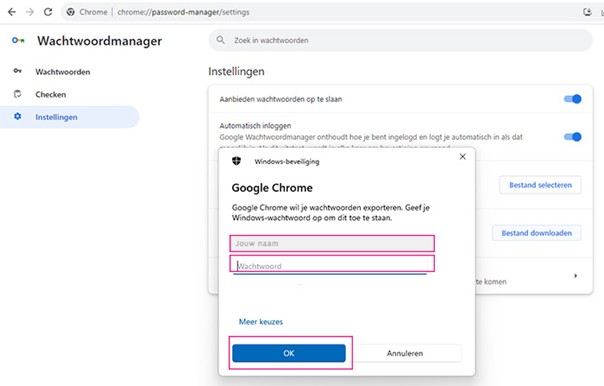 Wachtwoorden exporteren Chrome 02