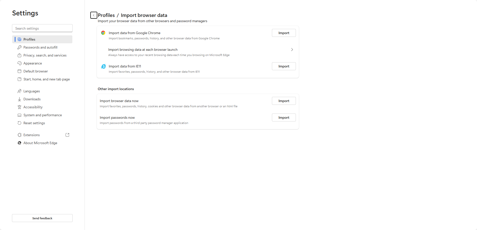 Import 3 importeren opties Import 3 importeren opties