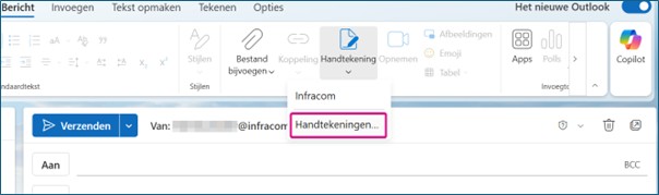 Handtekening wijzigen 01