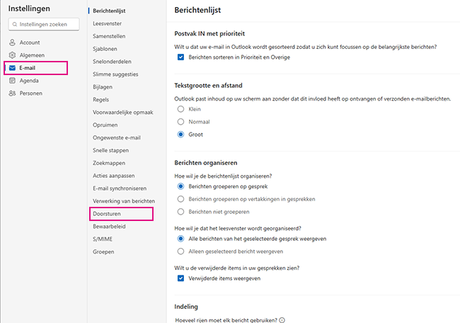 1_instellingen openen